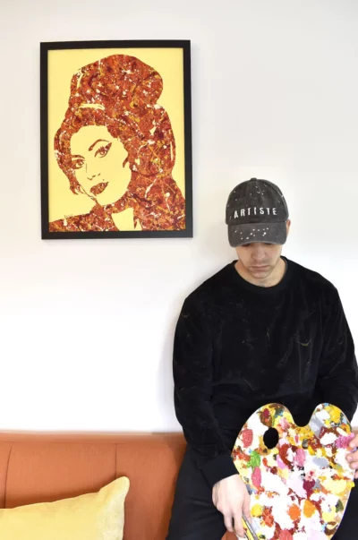 Amy Winehouse pop art painting prints By Kerwin
