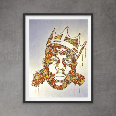 Biggie - The Notorious B.I.G. music pop art painting and poster prints | By Kerwin