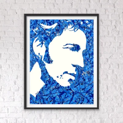 Bruce Springsteen music pop art painting and poster prints | By Kerwin