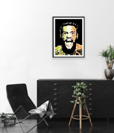 Conor McGregor Painting Print By Kerwin