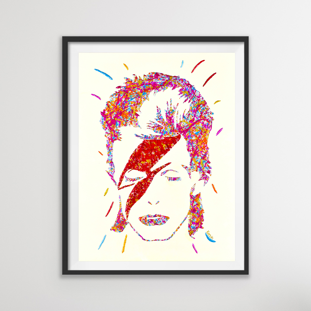 David Bowie | By Kerwin pop art painting prints