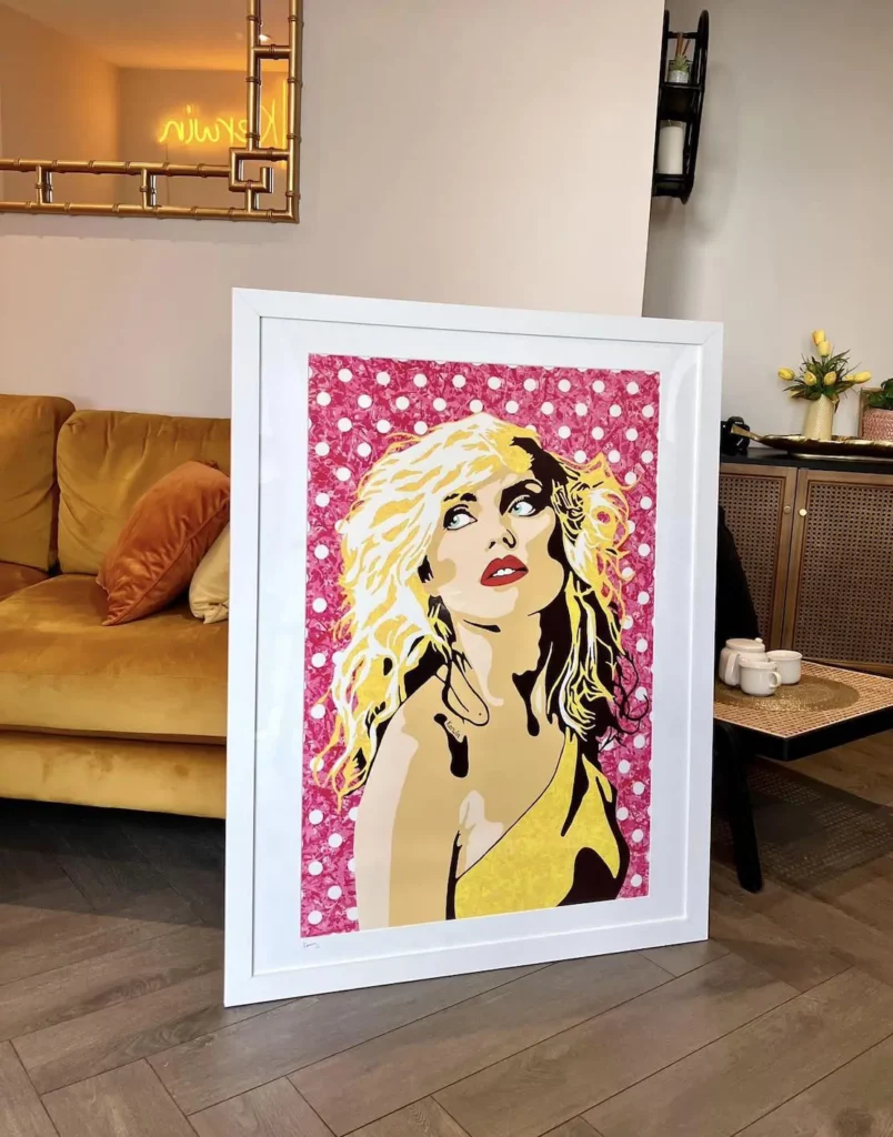 Debbie Harry Blondie Pop Art painting prints | By Kerwin