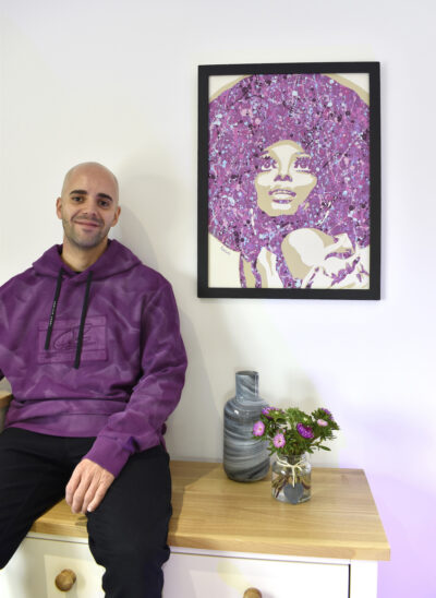 Diana Ross painting By Kerwin final website