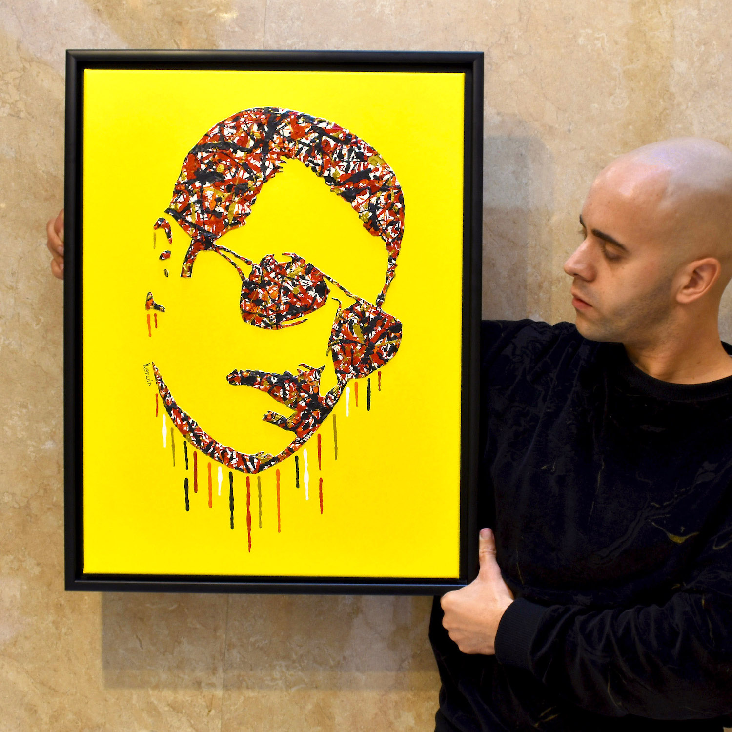 Freddie Mercury painting By Kerwin WEBSITE 2022