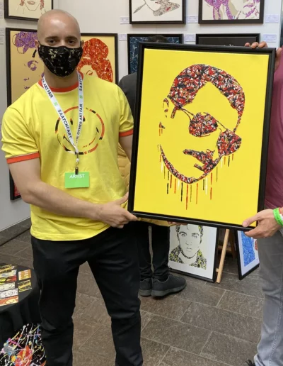 Freddie Mercury pop art painting prints By Kerwin | Queen poster