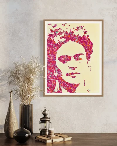 Frida Kahlo pop art painting prints By Kerwin