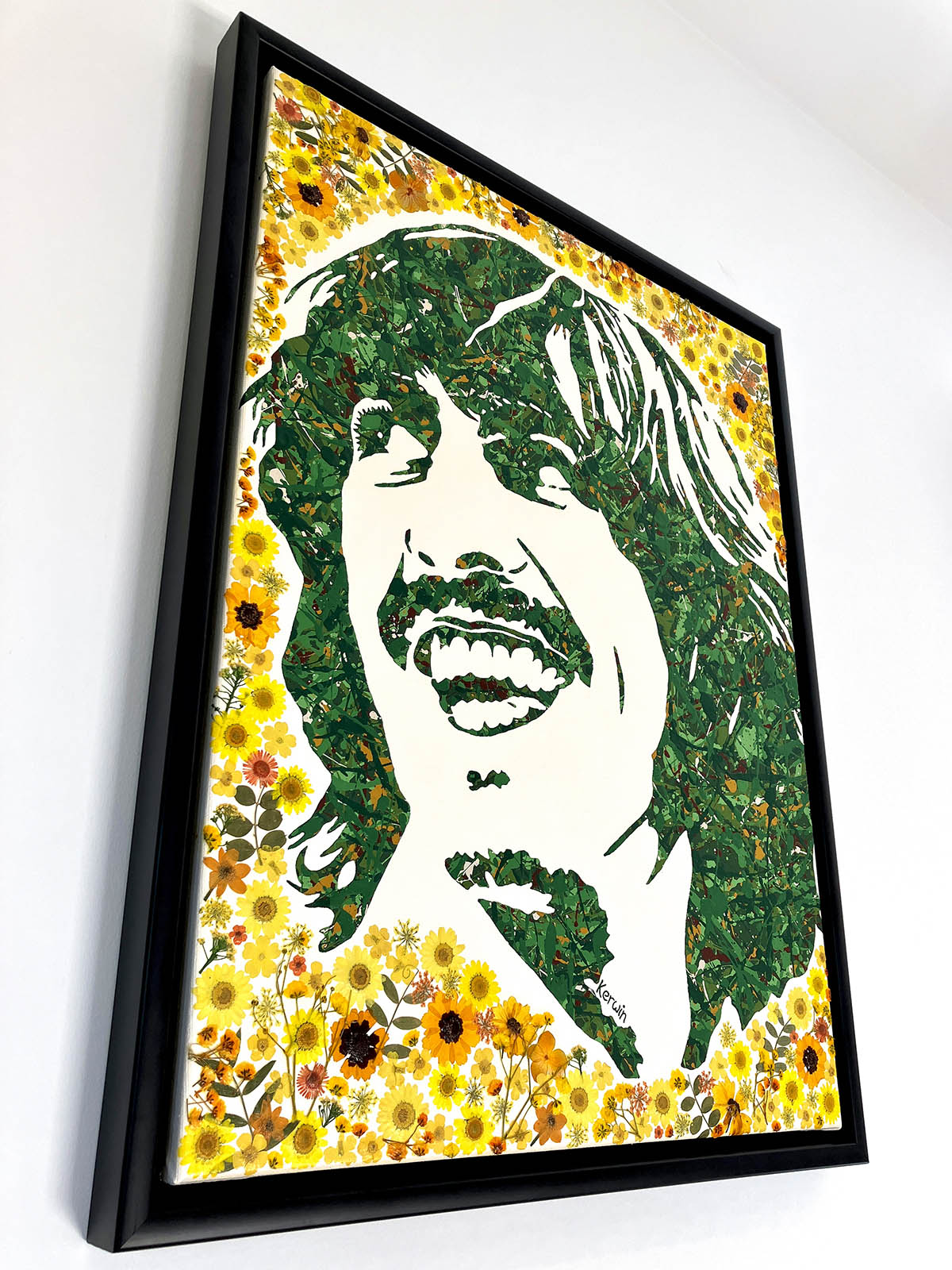George Harrison Pop Art Music Painting Portrait & Prints | By Kerwin