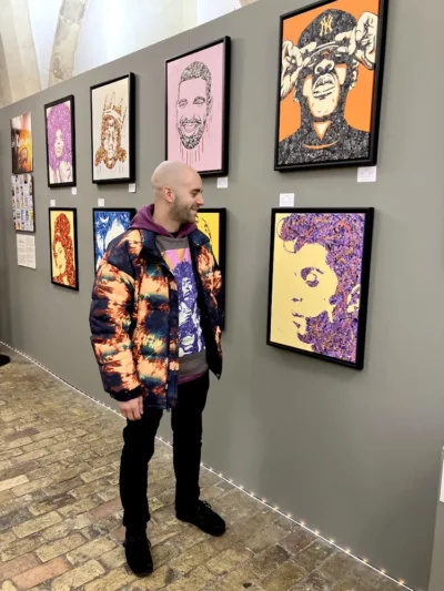 Prince Purple Rain pop art painting prints By Kerwin