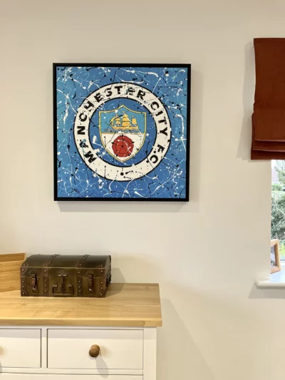 Manchester City F.C. Pop Art Painting Prints | By Kerwin