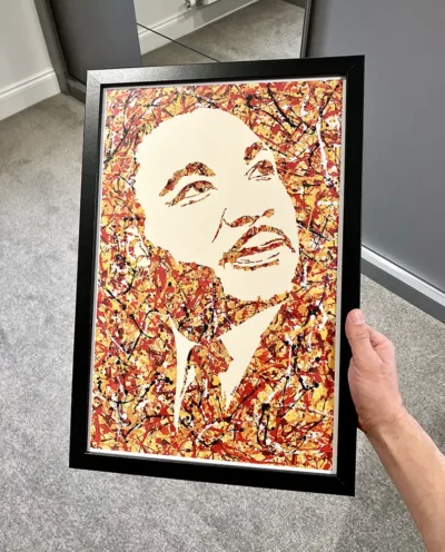 Martin Luther King Pop Art painting poster prints | By Kerwin