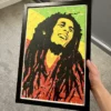 Bob Marley music pop art painting and poster prints | By Kerwin