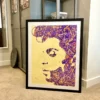 Prince Purple Rain pop art painting prints By Kerwin