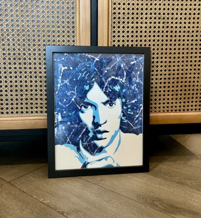 Richard Ashcroft - The Verve Pop Art music painting poster prints | By Kerwin