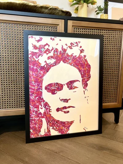 Frida Kahlo pop art painting and poster prints | By Kerwin