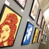 Pop! Goes The Easel | Solo Art Exhibition by Kerwin Blackburn, Crypt Gallery Norwich November-December 2023 | Amy Winehouse