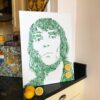 Ian Brown Painting By Kerwin The Stone Roses