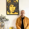 Jim Morrison pop art painting prints By Kerwin