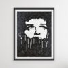 Joy Division Ian Curtis pop art music painting and poster prints | By Kerwin
