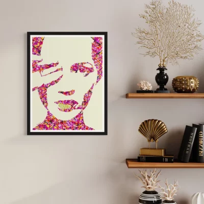Kate Moss painting prints By Kerwin