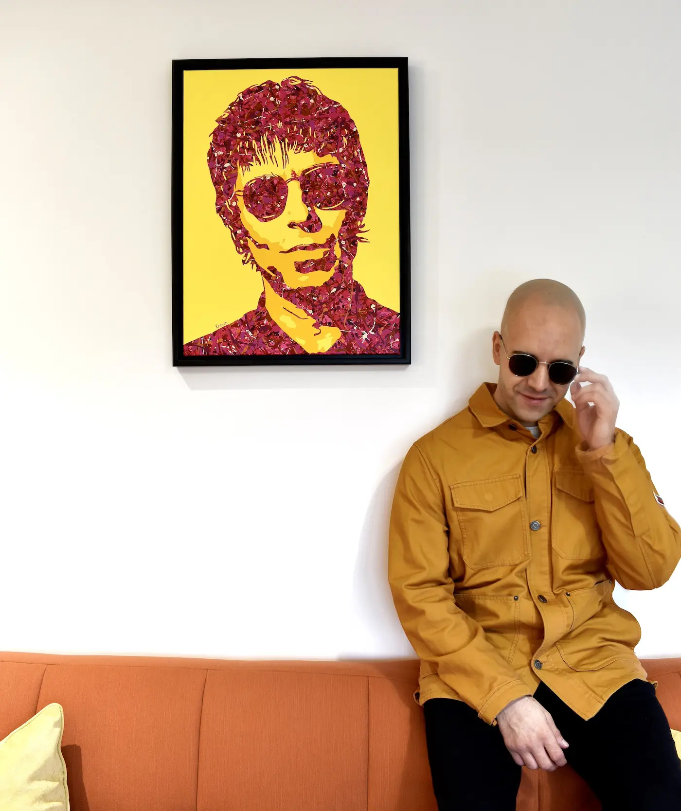 Liam Gallagher - Oasis music pop art painting and poster prints | By Kerwin