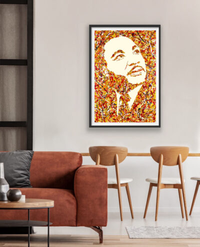 Martin Luther King painting wall visual 2022