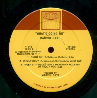 Marvin Gaye Tamla Motown Record