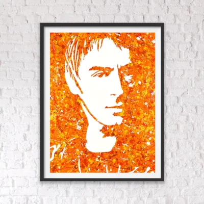 Paul Weller music pop art painting and poster prints | By Kerwin