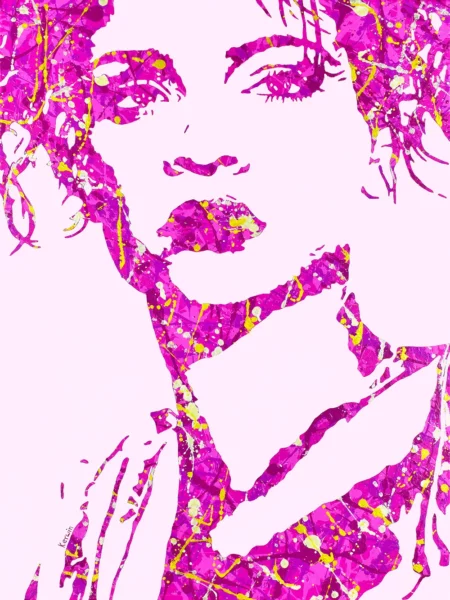 Rihanna music pop art painting and poster prints | By Kerwin