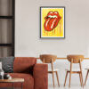 Rolling Stones Painting Print By Kerwin