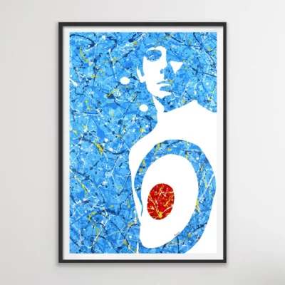The Who - Keith Moon music pop art painting and poster prints | By Kerwin