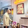Kate Moss pop art painting prints By Kerwin