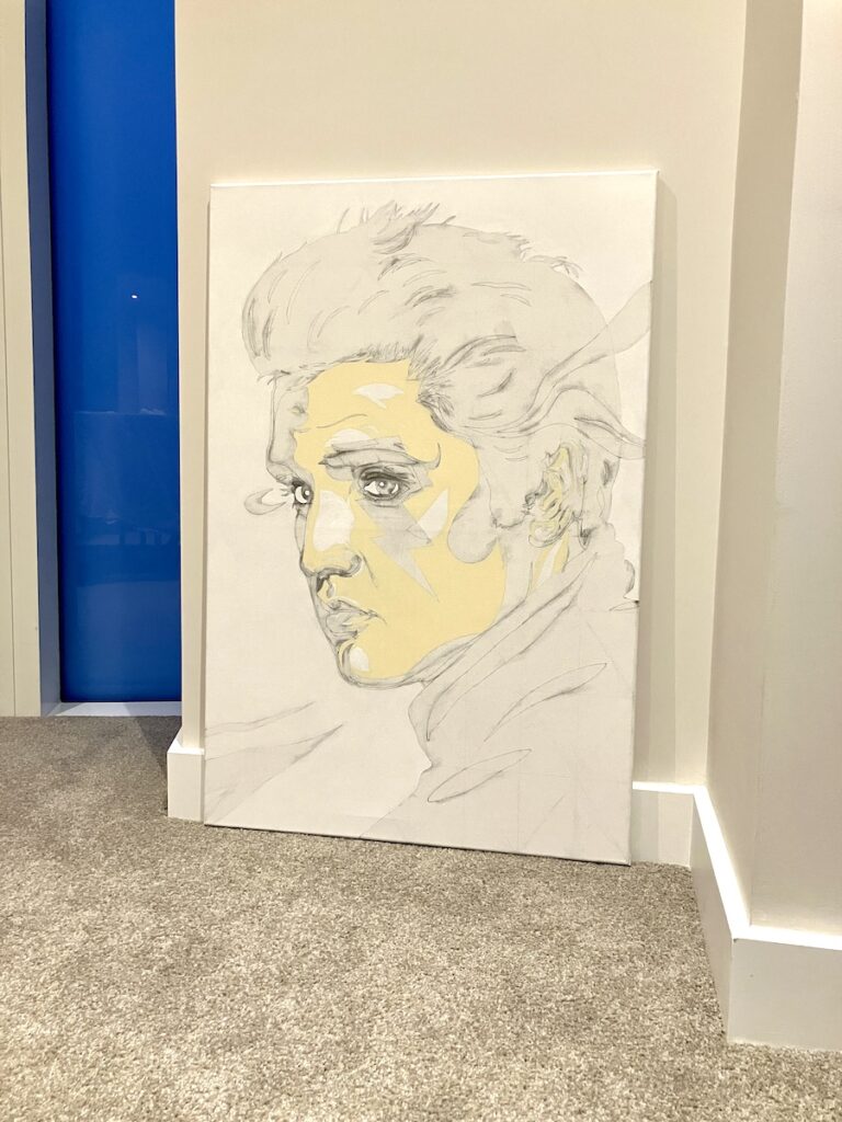 Elvis Painting Coming Soon | By Kerwin