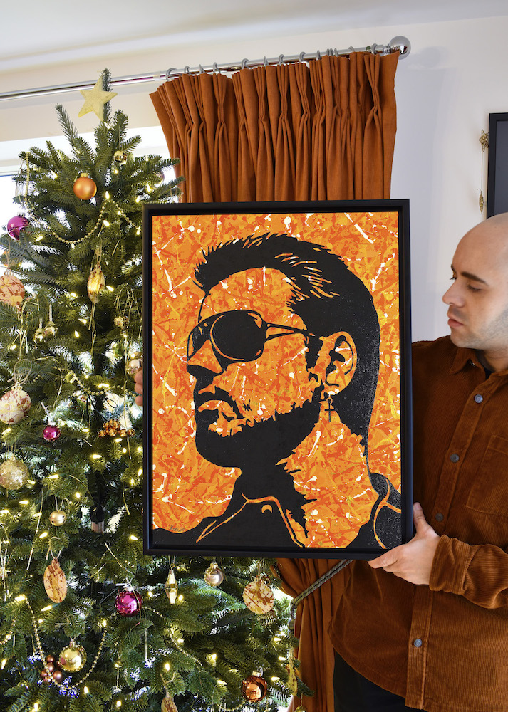George Michael painting prints | By Kerwin
