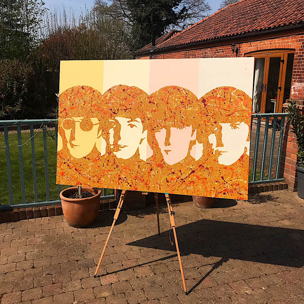 The Beatles painting By Kerwin