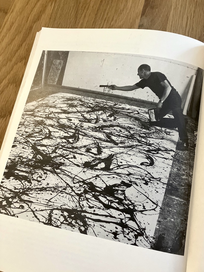 Jackson Pollock at work