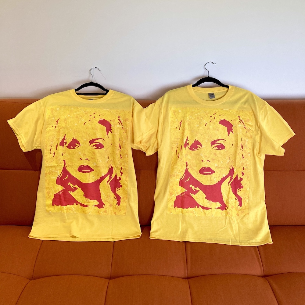 Blondie painting t-shirt | By Kerwin
