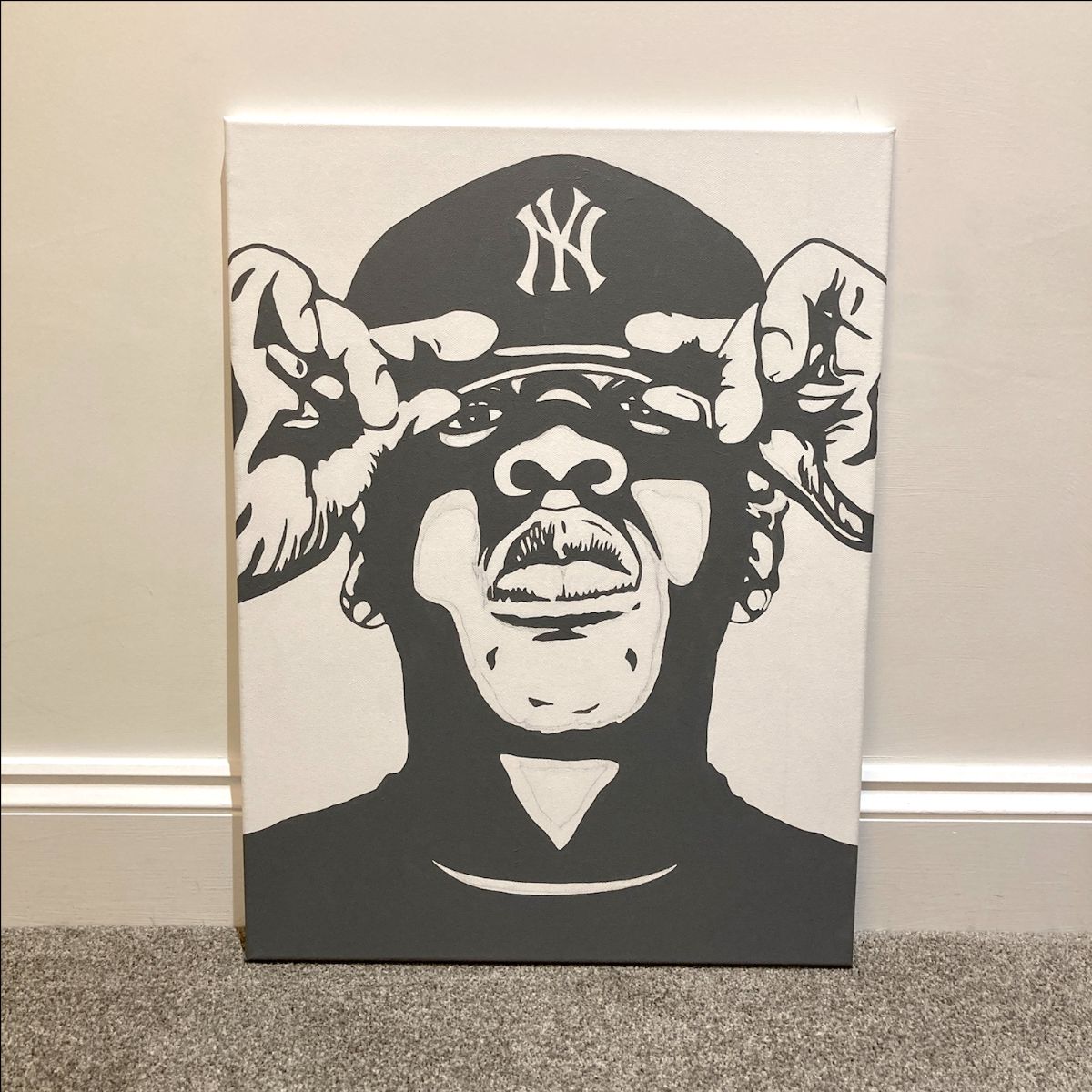 Jay-Z pop art painting - work in progress | By Kerwin