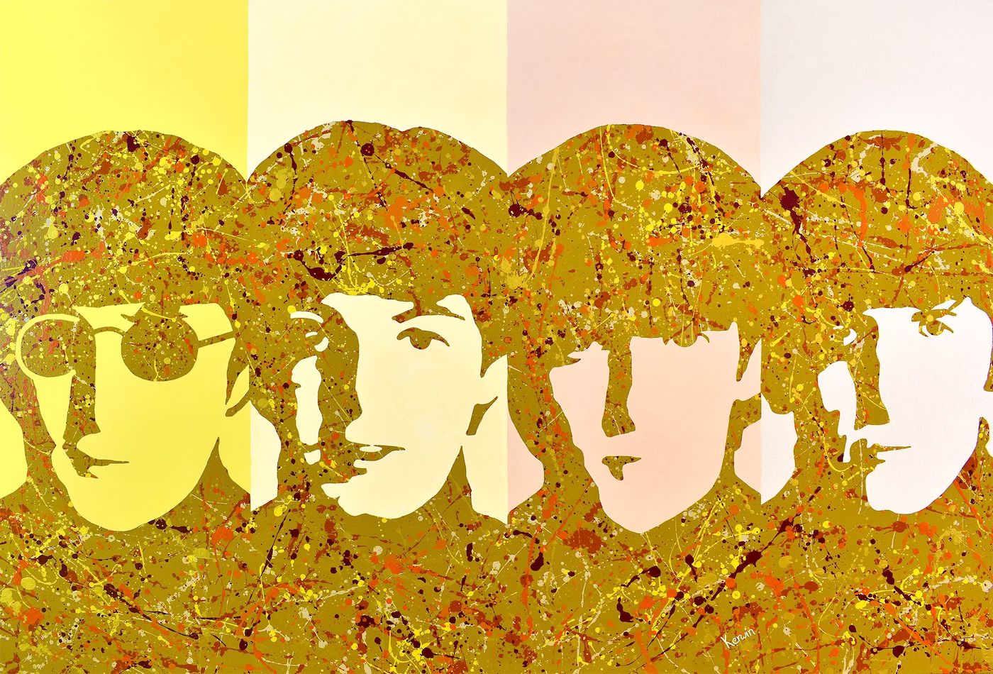 The Beatles pop art painting prints | By Kerwin
