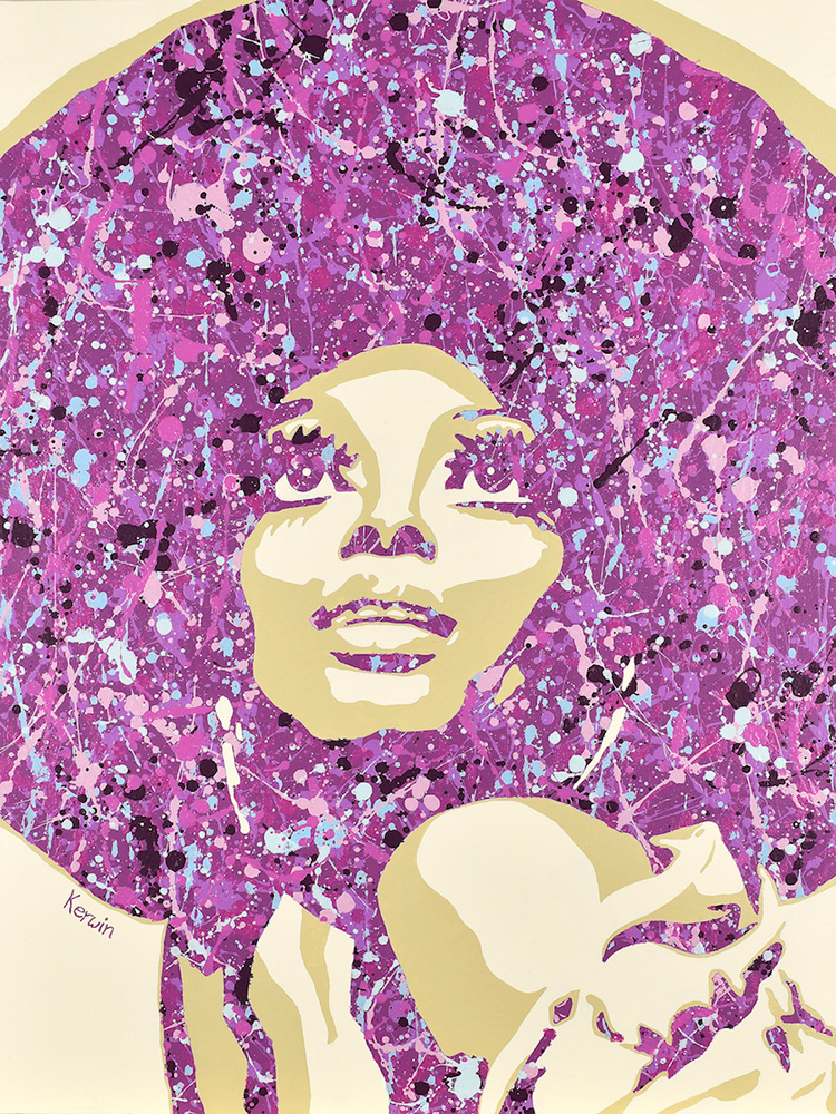 Diana Ross pop art painting prints | By Kerwin | Music art posters