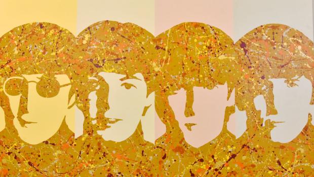 The Beatles pop art painting | By Kerwin