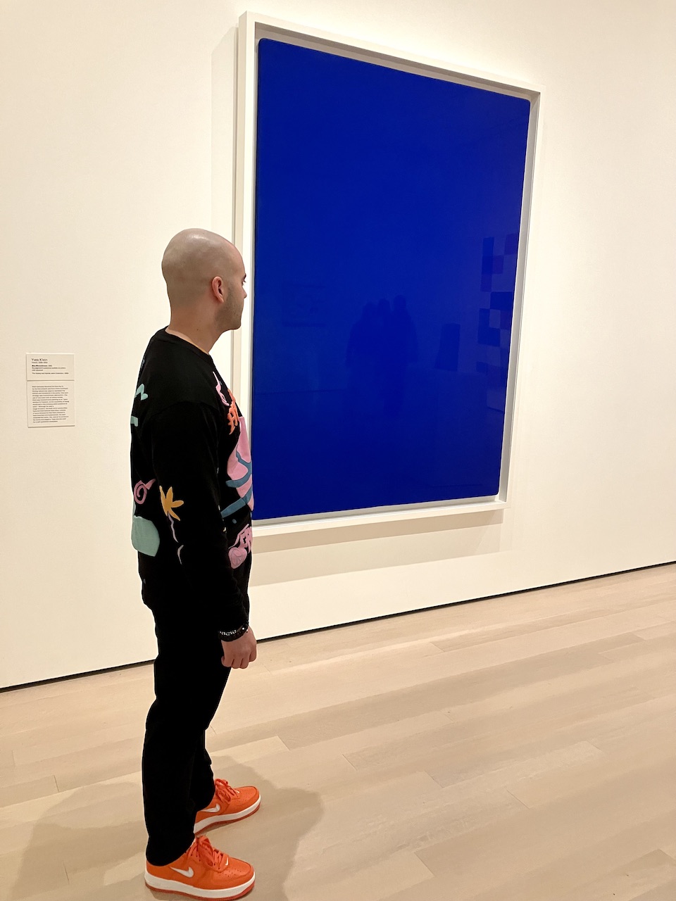 Yves Klein's Blue Monochrome at MoMA, Museum of Modern Art, New York | photo By Kerwin