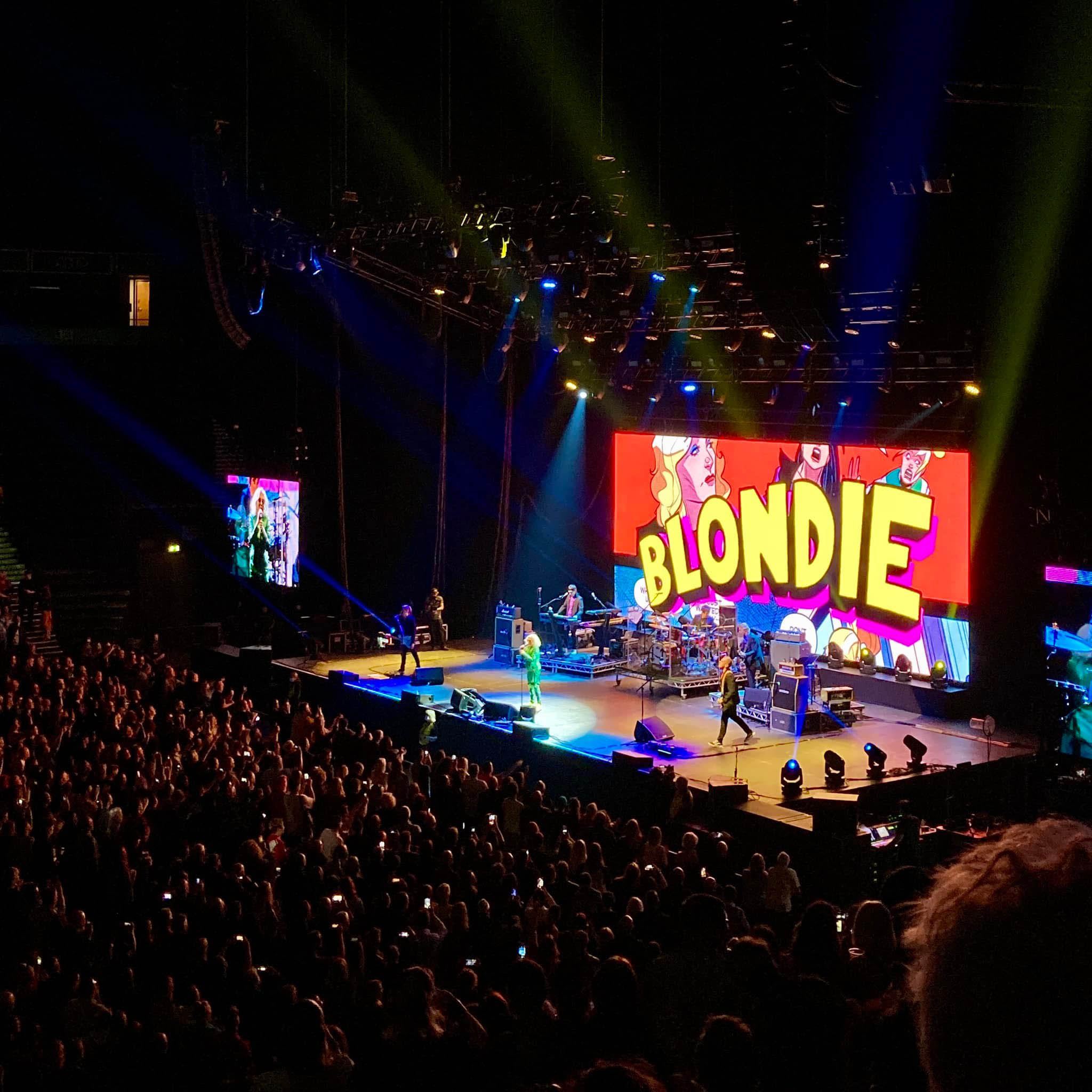 Watching Blondie live in Manchester, 2022 | By Kerwin
