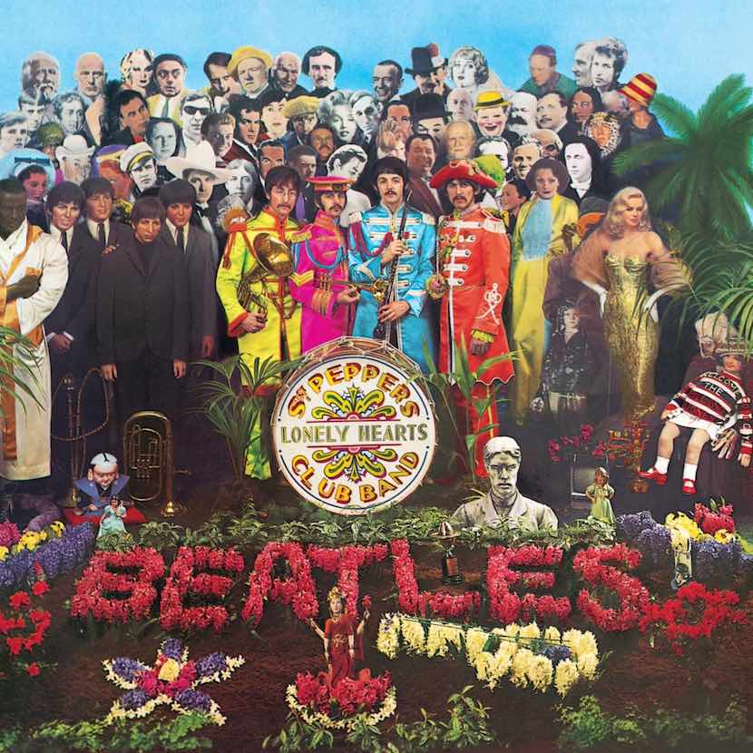 The Beatles' Sgt Pepper album cover