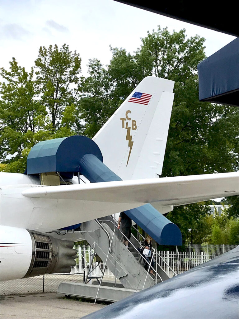 Elvis' private jet at Graceland
