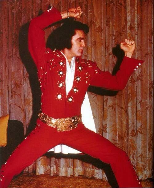 Elvis Presley red jumpsuit