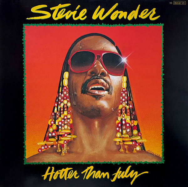 Hotter Than July album cover - Stevie Wonder