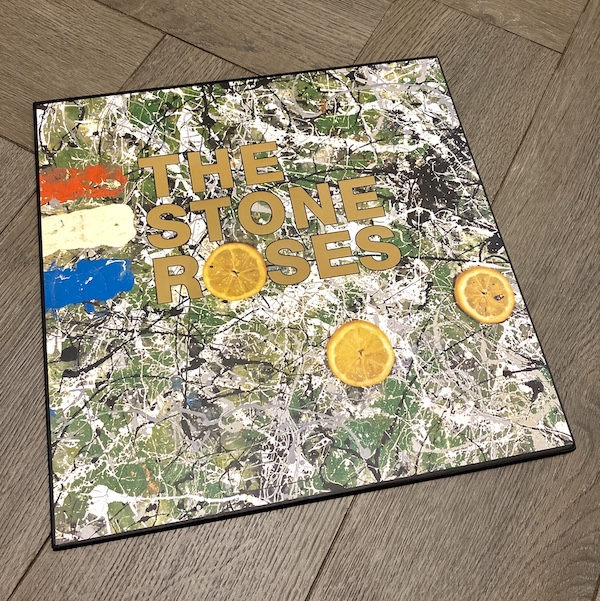 Stone Roses album cover - action paintings & prints in a Jackson Pollock style | By Kerwin Blackburn | Music art posters