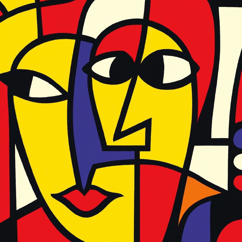 Pop Art created in a Picasso Cubism style by artificial intelligence | By Kerwin Blog