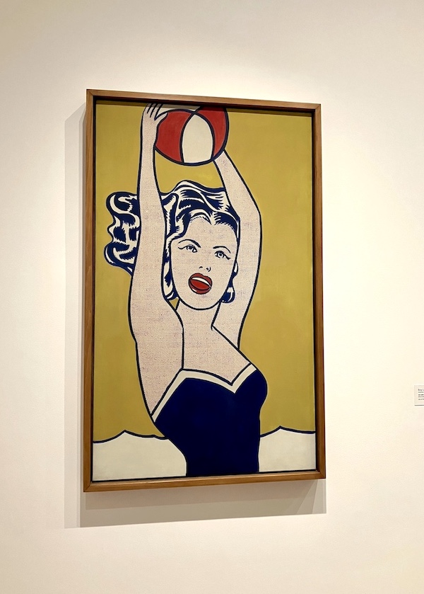 Girl With Ball 1961 painting by Roy Lichtenstein | By Kerwin