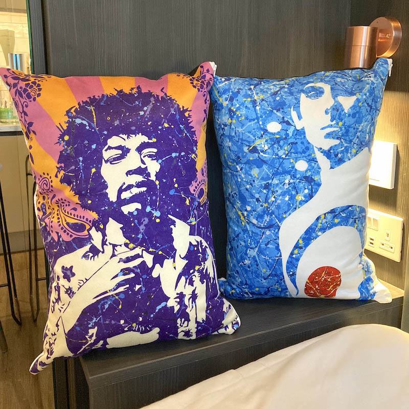 By Kerwin Jimi Hendrix and The Who Cushions
